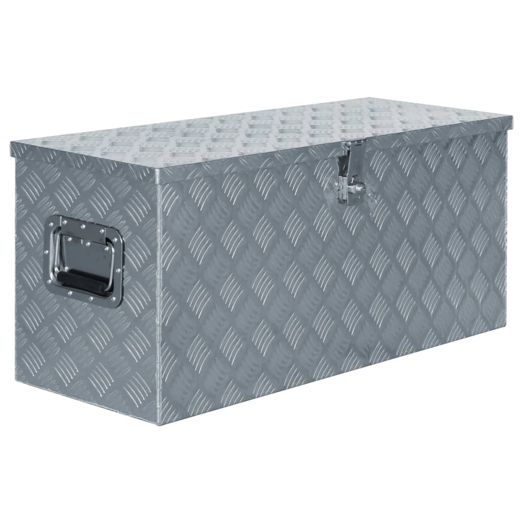 8718475616375_a_en_hd_1 vidaXL Aluminium Box 90.5x35x40 cm Silver - Image 1