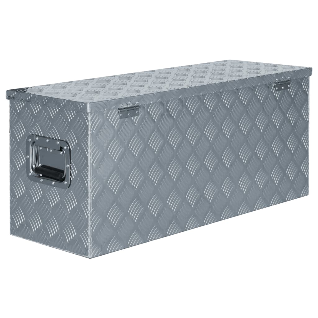 8718475616375_g_en_hd_2 vidaXL Aluminium Box 90.5x35x40 cm Silver - Image 3