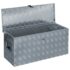 vidaXL Aluminium Box 90.5x35x40 cm Silver - Image 4