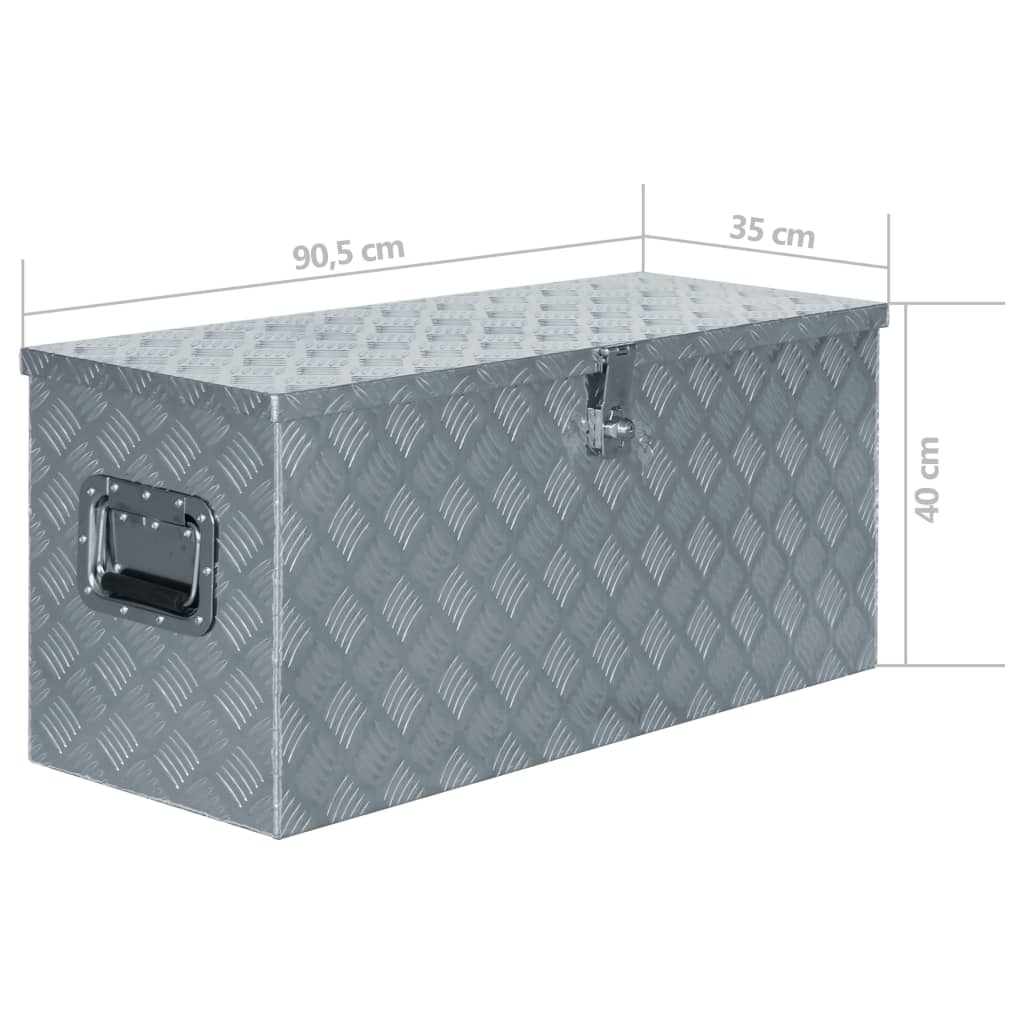 8718475616375_g_en_hd_6 vidaXL Aluminium Box 90.5x35x40 cm Silver - Image 7