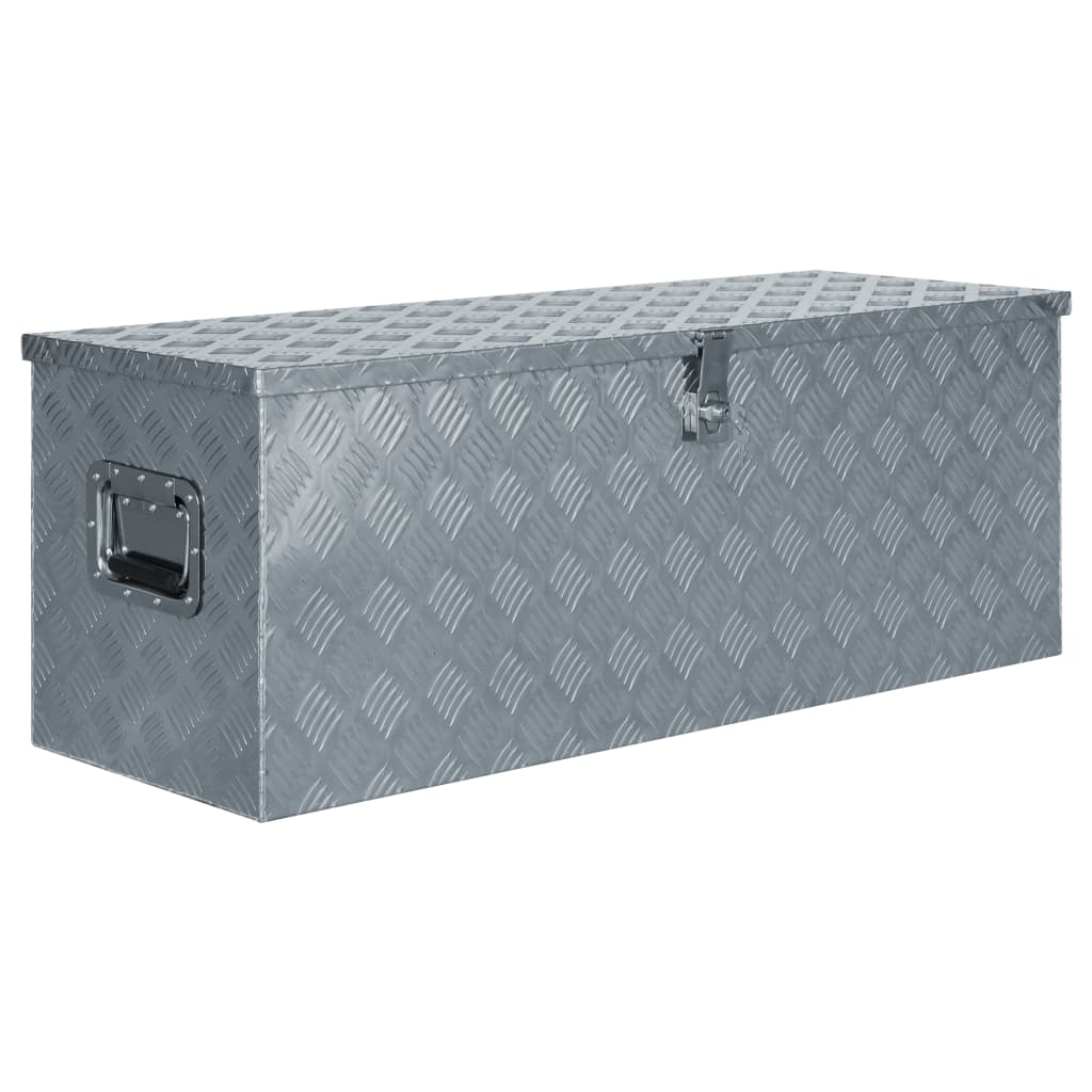8718475616382_a_en_hd_1 vidaXL Aluminium Box 110.5x38.5x40 cm Silver - Image 1