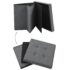 vidaXL Folding Storage Stools 2 pcs Dark Grey Faux Linen - Image 3