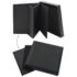 vidaXL Folding Storage Stools 2 pcs Black Faux Leather - Image 3