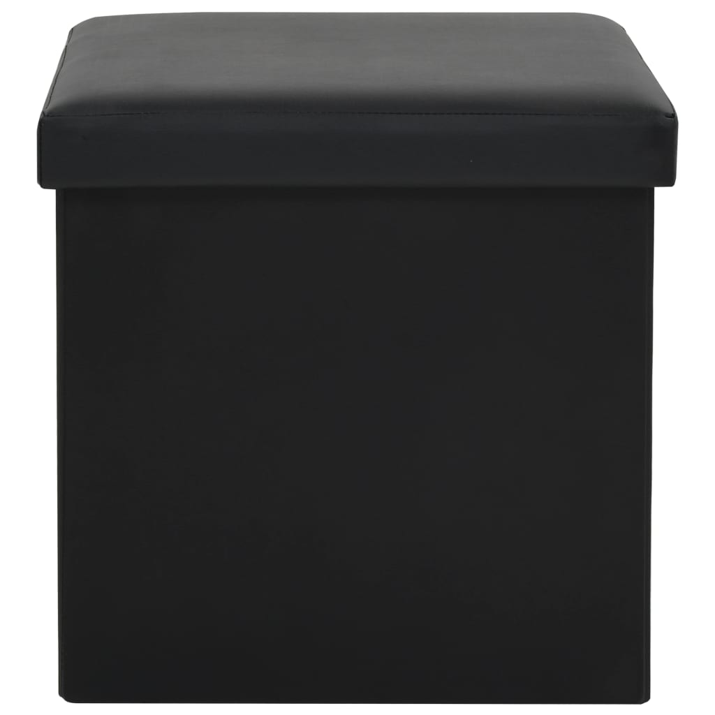 8718475616719_g_en_hd_4 vidaXL Folding Storage Stools 2 pcs Black Faux Leather - Image 5