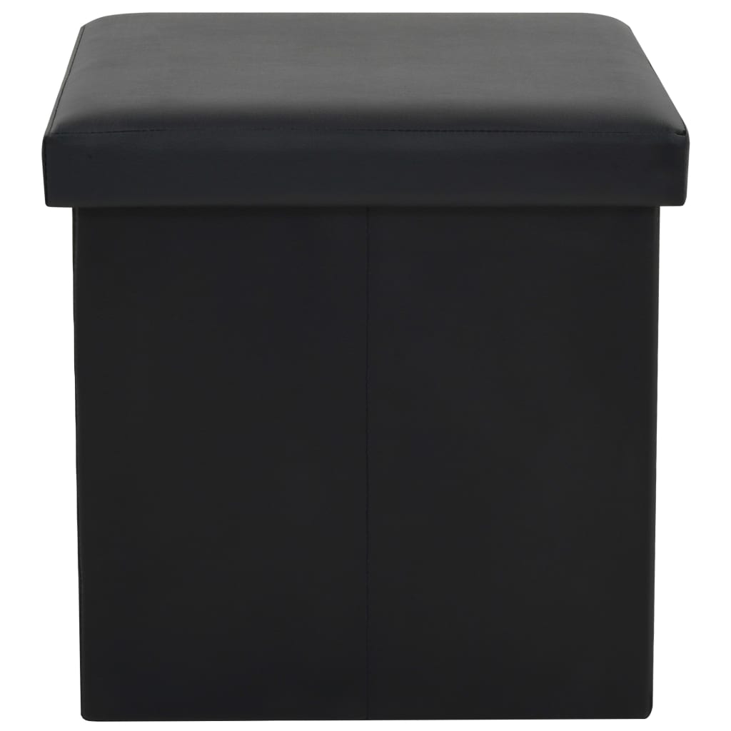 8718475616719_g_en_hd_5 vidaXL Folding Storage Stools 2 pcs Black Faux Leather - Image 6