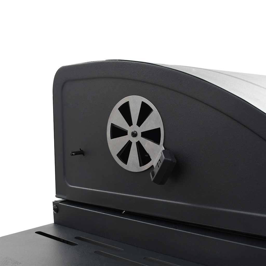 8718475616900_g_en_hd_9 vidaXL Charcoal-Fueled BBQ Grill with Bottom Shelf Black - Image 10