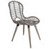 vidaXL Dining Chairs 2 pcs Brown Natural Rattan - Image 3