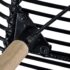 vidaXL Dining Chairs 2 pcs Black Natural Rattan - Image 6
