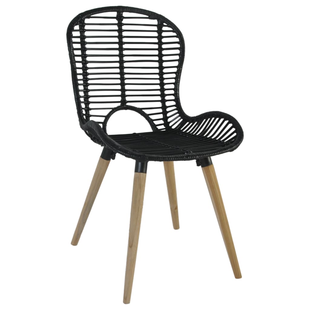 8718475617082_g_en_hd_2 vidaXL Dining Chairs 4 pcs Black Natural Rattan - Image 3