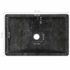 vidaXL Sink 45x30x12 cm Marble High Gloss Black - Image 12