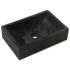 vidaXL Sink 45x30x12 cm Marble High Gloss Black - Image 4