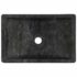 vidaXL Sink 45x30x12 cm Marble High Gloss Black - Image 7