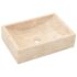 vidaXL Sink 45x30x12 cm Marble High Gloss Cream - Image 4