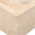 vidaXL Sink 45x30x12 cm Marble High Gloss Cream - Image 8