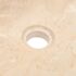 vidaXL Sink 45x30x12 cm Marble High Gloss Cream - Image 9