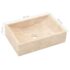 vidaXL Sink 45x30x12 cm Marble High Gloss Cream - Image 11