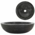 vidaXL Sink 40x12 cm Marble Black - Image 2