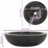 vidaXL Sink 40x12 cm Marble Black - Image 11