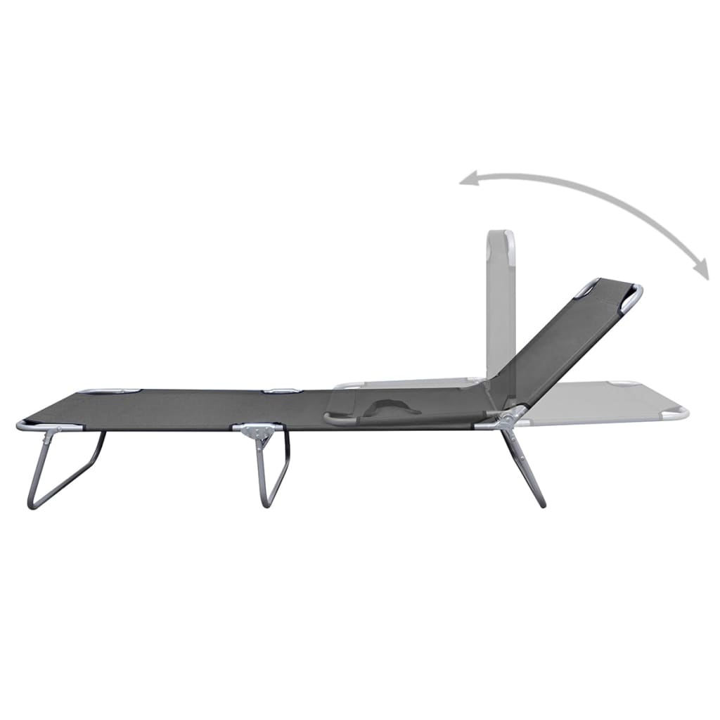 8718475617693_g_en_hd_1 vidaXL Foldable Sunlounger with Adjustable Backrest Grey - Image 2