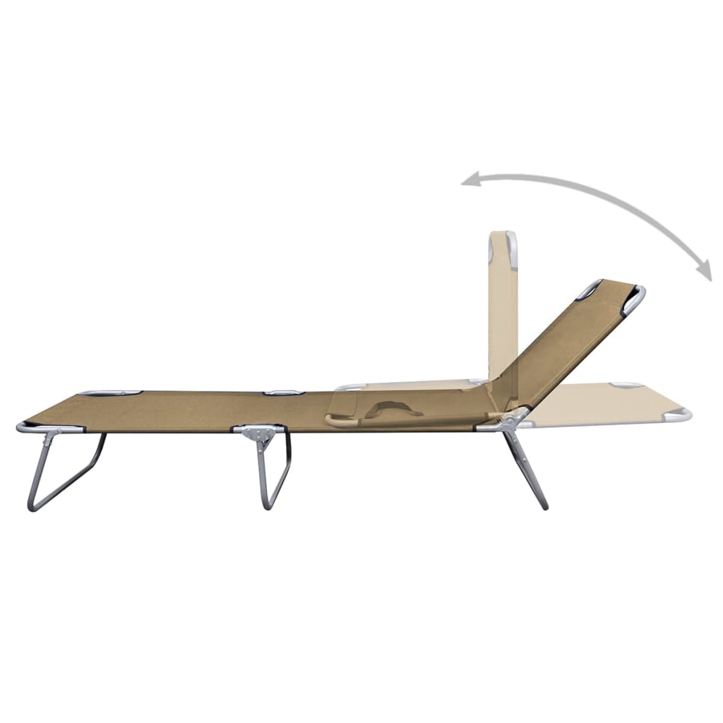 8718475617709_g_en_hd_1 vidaXL Foldable Sunlounger with Adjustable Backrest Taupe - Image 2