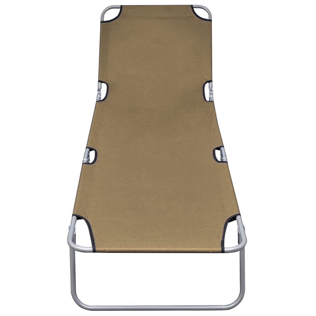 8718475617709_g_en_hd_2 vidaXL Foldable Sunlounger with Adjustable Backrest Taupe - Image 3