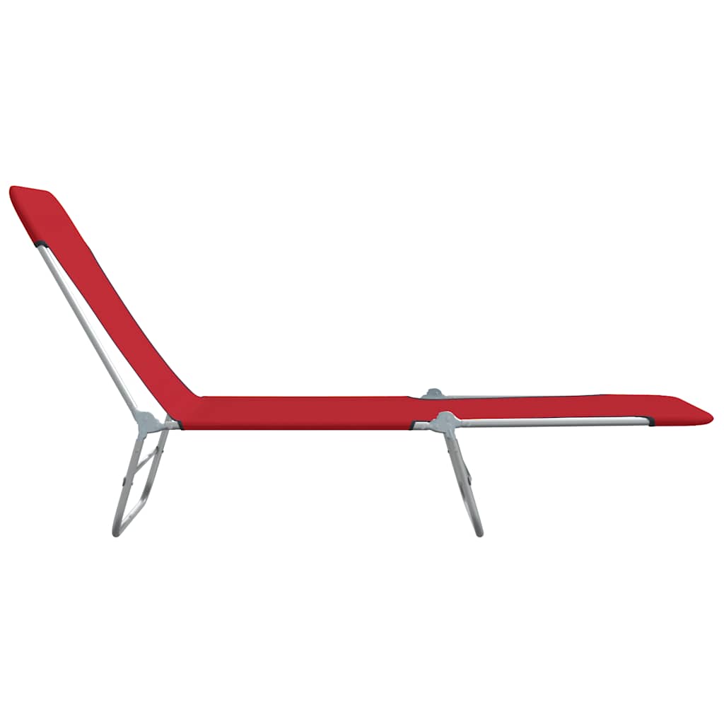 8718475617778_g_en_hd_3 vidaXL Folding Sun Loungers 2 pcs Steel and Fabric Red - Image 4