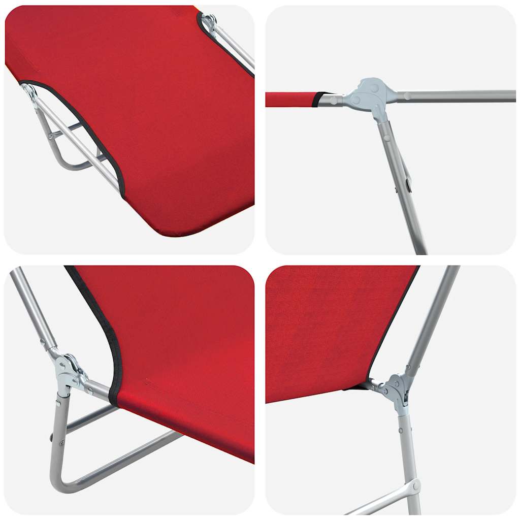 8718475617778_g_en_hd_7 vidaXL Folding Sun Loungers 2 pcs Steel and Fabric Red - Image 8