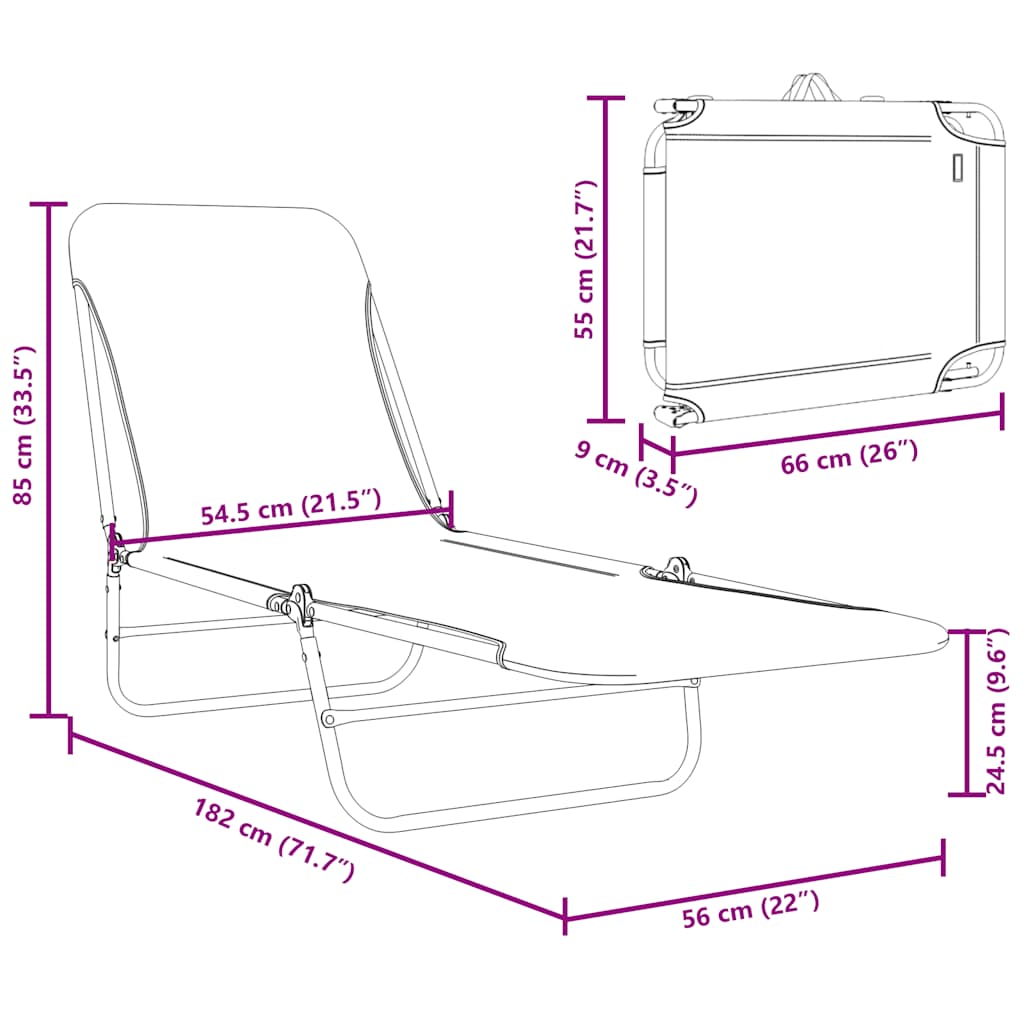 8718475617778_g_en_hd_8 vidaXL Folding Sun Loungers 2 pcs Steel and Fabric Red - Image 9