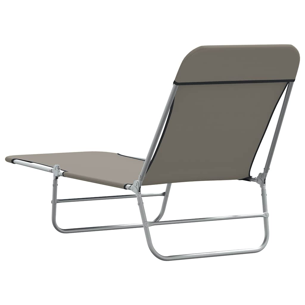 8718475617785_g_en_hd_4 vidaXL Folding Sun Loungers 2 pcs Steel and Fabric Grey - Image 5