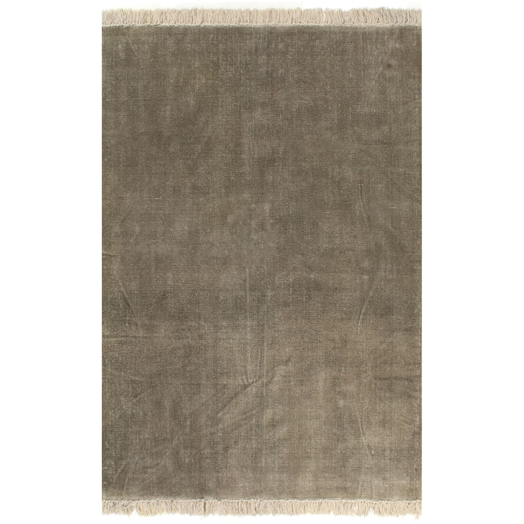 8718475619611_a_en_hd_1 vidaXL Kilim Rug Cotton 120x180 cm Taupe - Image 1