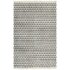 vidaXL Kilim Rug Cotton 120x180 cm with Pattern Black/White