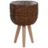 vidaXL Planter 3 pcs Wicker with PE Lining - Image 3