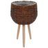 vidaXL Planter 3 pcs Wicker with PE Lining - Image 4
