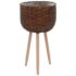 vidaXL Planter 3 pcs Wicker with PE Lining - Image 5