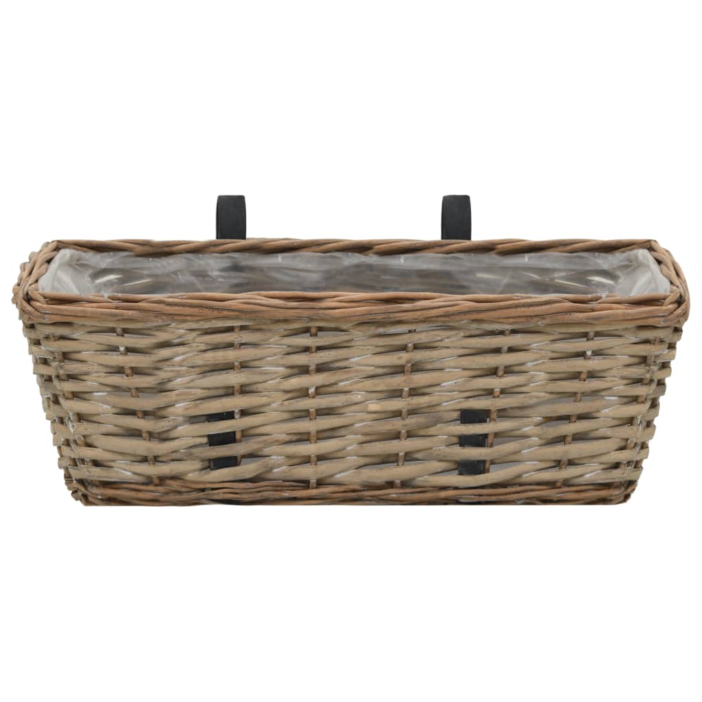 8718475620761_g_en_hd_2 vidaXL Balcony Planter 2 pcs Wicker with PE Lining 40 cm - Image 3