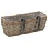 vidaXL Balcony Planter 2 pcs Wicker with PE Lining 40 cm - Image 4