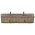 vidaXL Balcony Planter 2 pcs Wicker with PE Lining 60 cm - Image 3