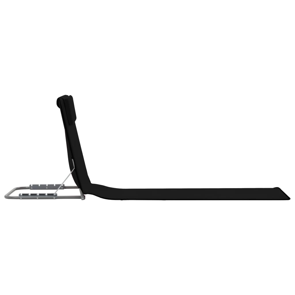 8718475621256_g_en_hd_2 vidaXL Folding Beach Mats 2 pcs Steel and Fabric Black - Image 3