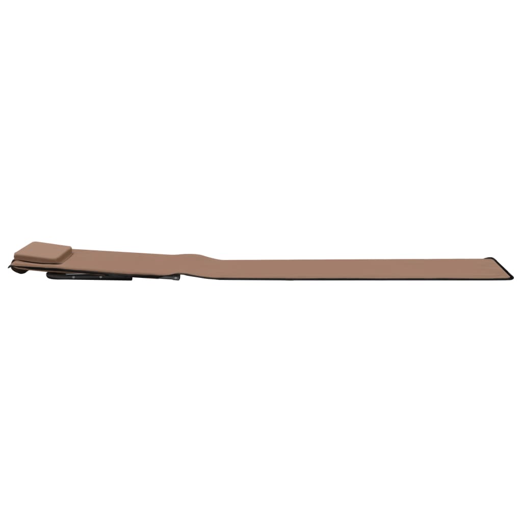8718475621287_g_en_hd_7 vidaXL Folding Beach Mats 2 pcs Steel and Fabric Brown - Image 8