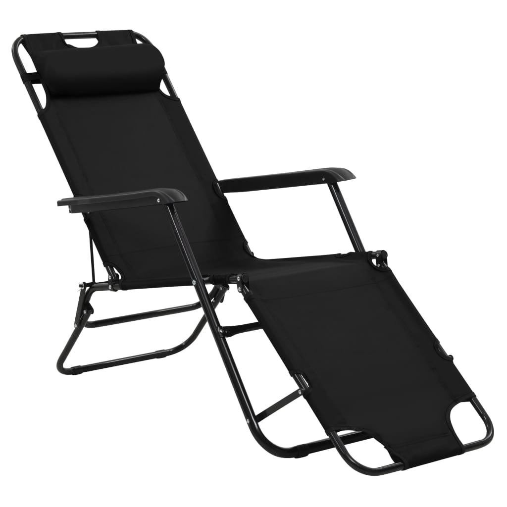 8718475621409_g_en_hd_2 vidaXL Folding Sun Loungers 2 pcs with Footrests Steel Black - Image 3