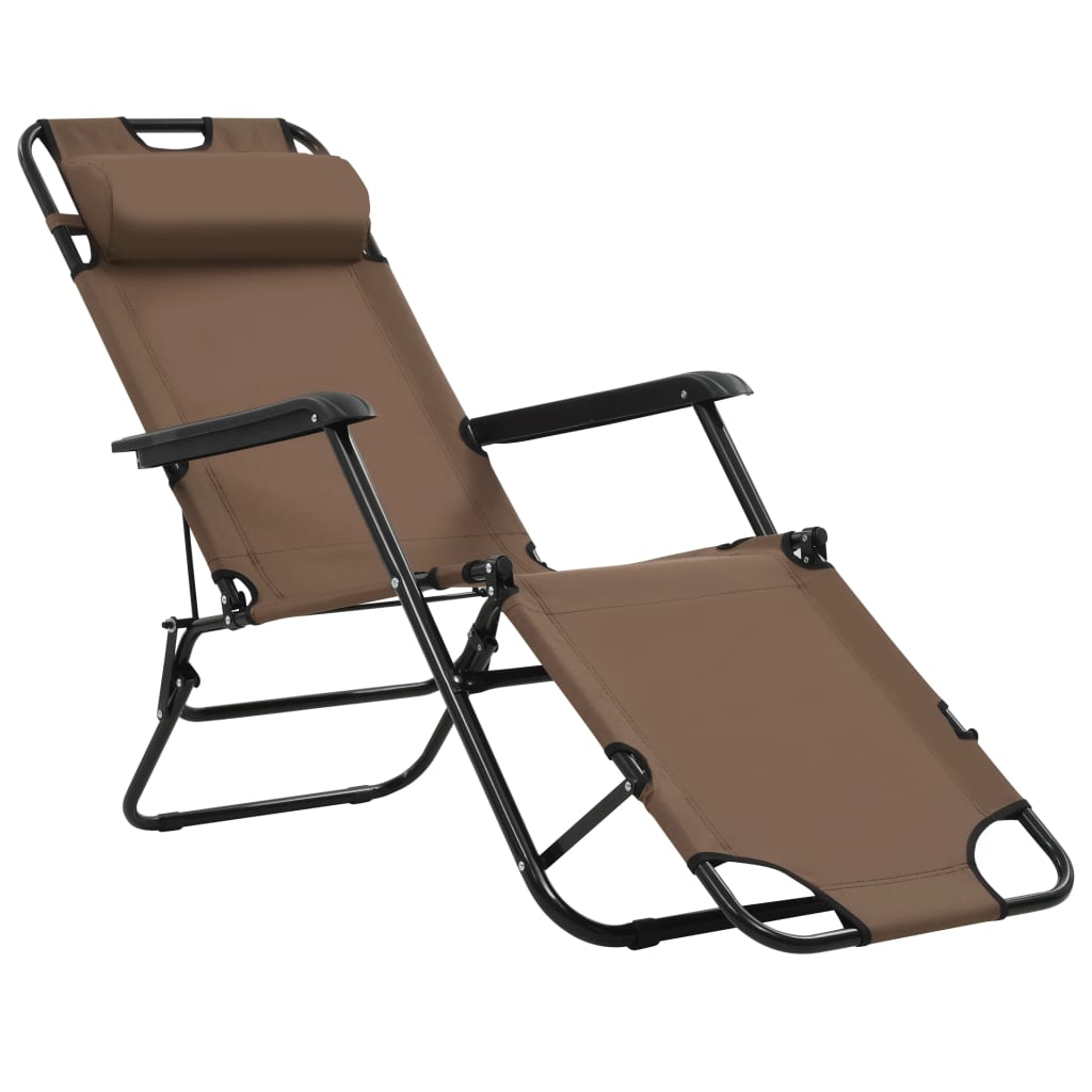 8718475621430_g_en_hd_1 vidaXL Folding Sun Loungers 2 pcs with Footrests Steel Brown - Image 2