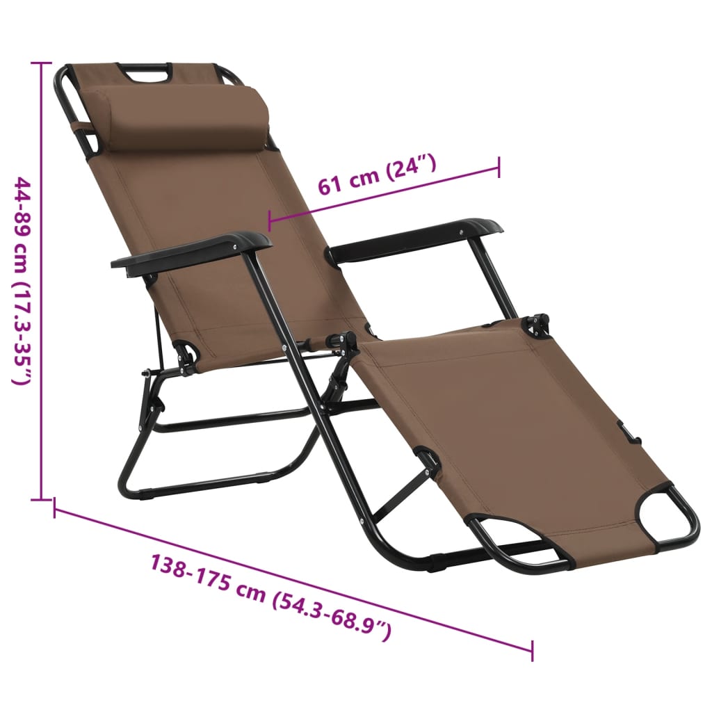 8718475621430_g_en_hd_8 vidaXL Folding Sun Loungers 2 pcs with Footrests Steel Brown - Image 9