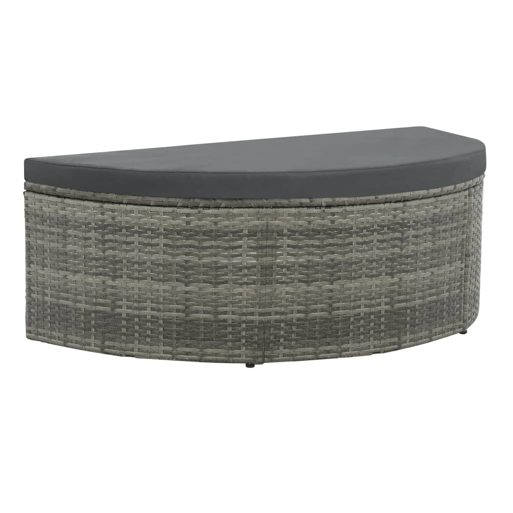 8718475621812_g_en_hd_2 vidaXL 2 Seater Garden Sofa with Cushions and Parasol Grey Poly Rattan - Image 4