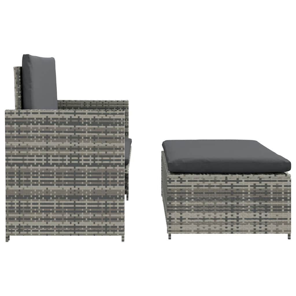 8718475621867_g_en_hd_2 vidaXL 2 Piece Garden Lounge Set with Cushions Poly Rattan Grey - Image 4