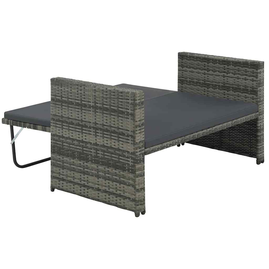 8718475621867_g_en_hd_5 vidaXL 2 Piece Garden Lounge Set with Cushions Poly Rattan Grey - Image 7