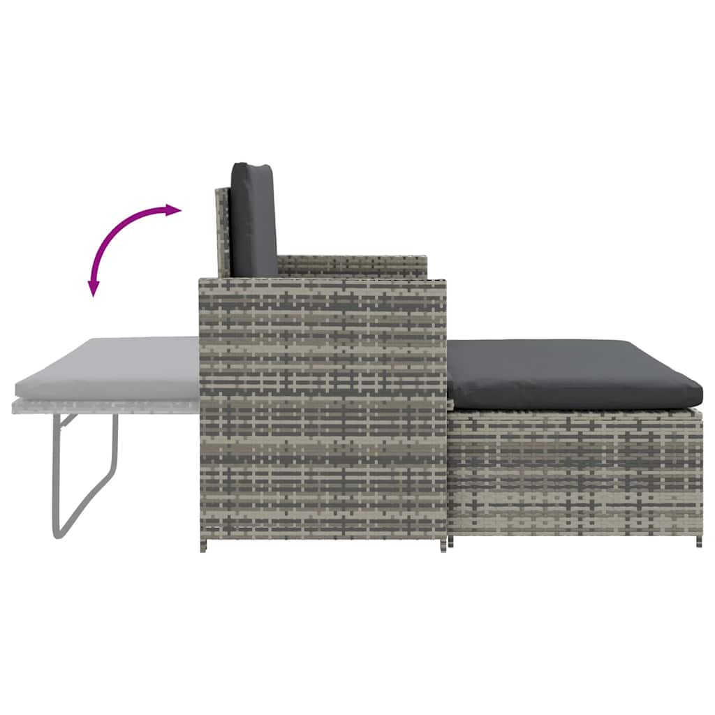 8718475621867_g_en_hd_6 vidaXL 2 Piece Garden Lounge Set with Cushions Poly Rattan Grey - Image 8