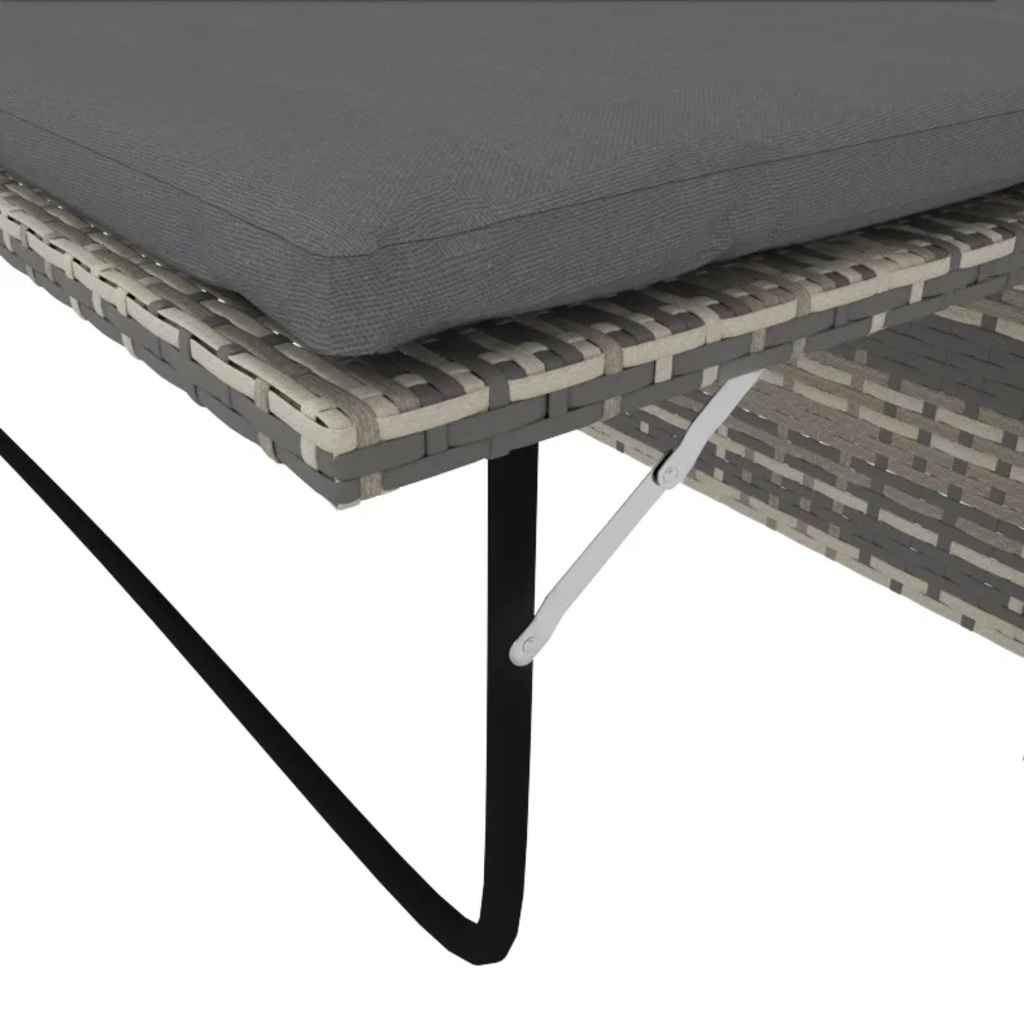 8718475621867_g_en_hd_7 vidaXL 2 Piece Garden Lounge Set with Cushions Poly Rattan Grey - Image 9