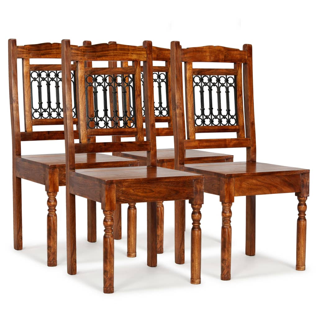 8718475622420_a_en_hd_1 vidaXL Dining Chairs 4 pcs Solid Wood Classic - Image 1