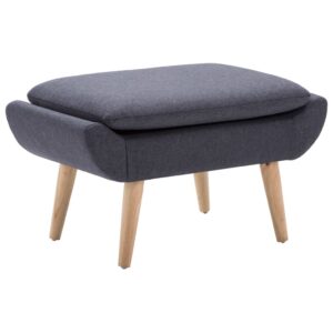 vidaXL Footstool Fabric Upholstery 73x43x42 cm Dark Grey