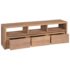 vidaXL TV Cabinet Solid Teak Wood with Natural Finish 120x30x40 cm - Image 2